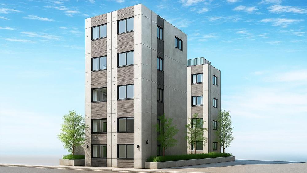 住宅、店舗、その他の建築物の外観3D CGパースをスピード納品します