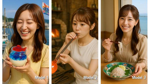 【商用利用OK】同一生成AIモデルを用いた様々なシーンを作成いたします