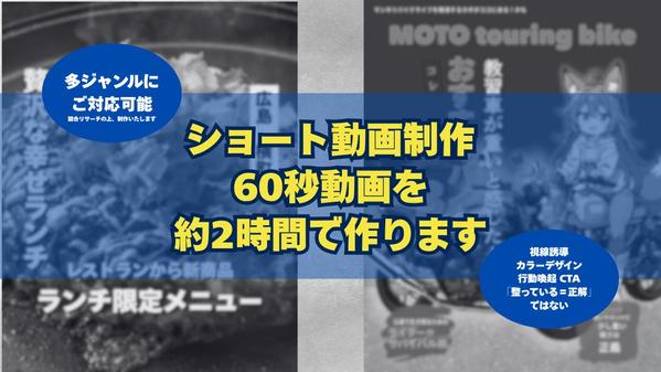 【ショート動画制作】丁寧に信頼感のある動画を制作します
