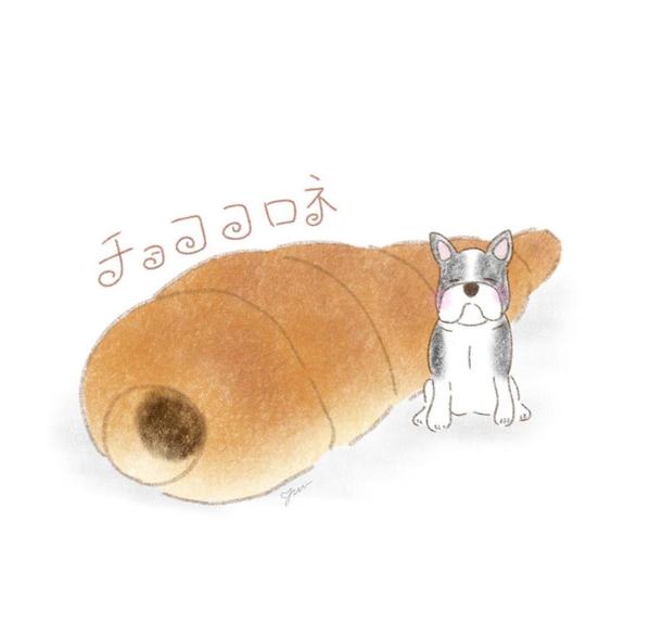 デジタルイラストで手書き風、ほっこりスイーツやパンを描きます