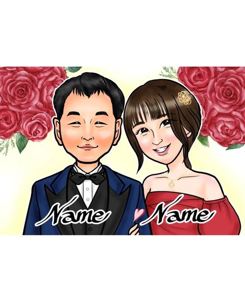 【手描き】SNSアイコン、プレゼントに最適！世界でたった一つの似顔絵を作成します