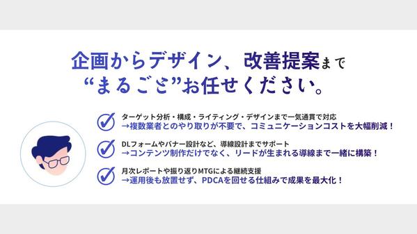ホワイトペーパー制作＋導線設計で、確度の高いHOTリードを創出します