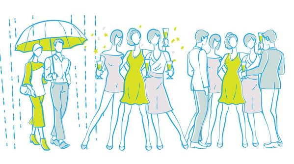 ★雑誌、WEB、動画などワンポイントにシンプルな挿絵作成します