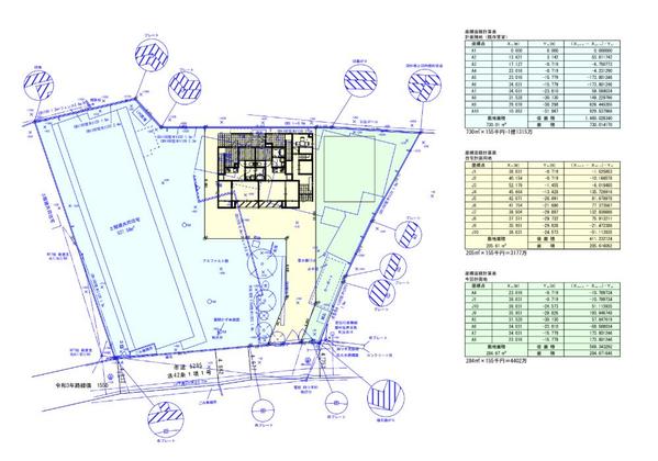 【建築・不動産・税理士】JWW図面で土地の現況図を作成し、ドローン映像を納品します
