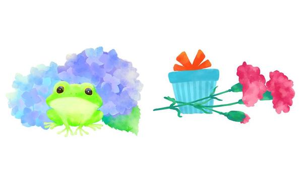【手描き風】水彩タッチの可愛いイラスト制作します。お店や商品のPRを優しく彩ります