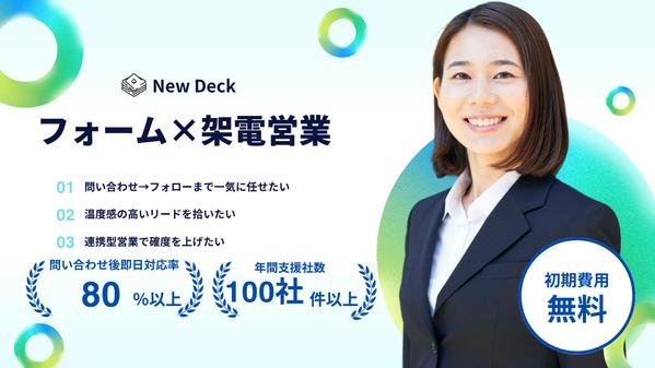 フォーム＋架電営業連携｜送信後の追撃で反応率を最大化します