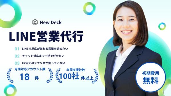 LINE営業代行｜DM送信＋24時間応答対応で効率的にリード獲得します