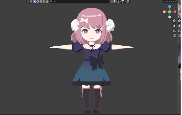 ちびキャラの3Dモデリング（3頭身、デフォルメ）をいたします