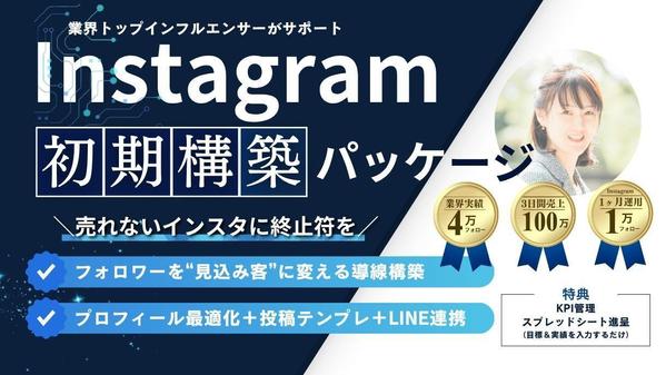 【SNS集客】Instagram初期構築でフォロワーを見込み客→売上を最大化します