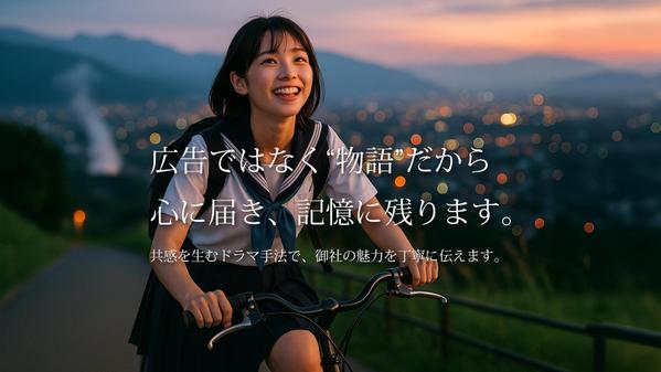 心を動かす物語が、ブランドに息を吹き込む。ドラマ仕立ての映像で、その想いを届けます