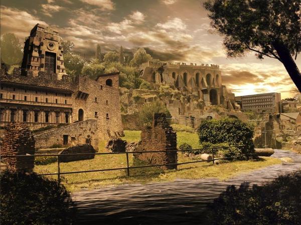 3DCGをベースにした美麗な背景イラストを作成いたします