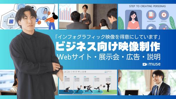 【企業向け】魅力が伝わる！インフォグラフィック動画を制作します