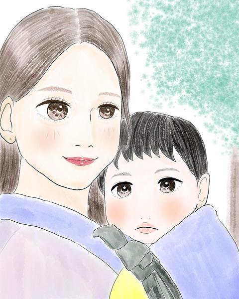 【手描き】ほっこり癒やされる、水彩風の似顔絵イラストを作成します