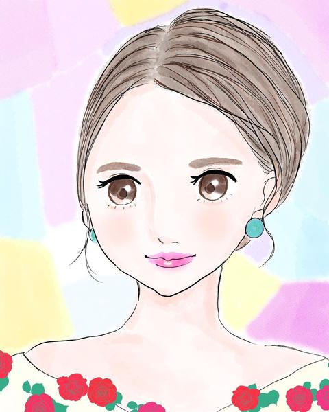 【手描き】ほっこり癒やされる、水彩風の似顔絵イラストを作成します