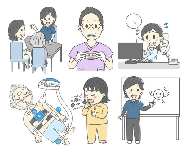 元看護師がゆるくてかわいい伝わる医療福祉のイラスト描きます
