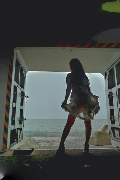 海🌊映画のようなシチュエーションでポートレート撮影します