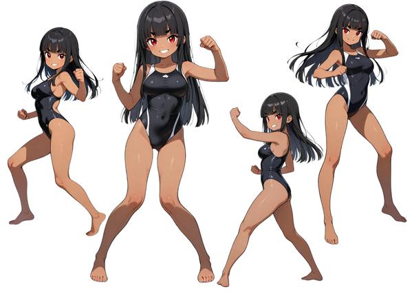 【ゲーム・アニメ向け】AIで爆速！オリジナルキャラクター設定画を制作します