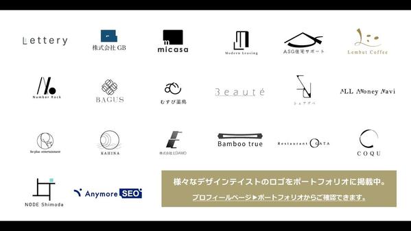 【5案制作します】認定ランサーがシンプル＆高品質なロゴをご提案します