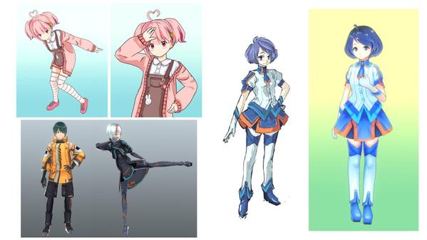 VTuberやVRChat等で使える３Dキャラクターを制作します