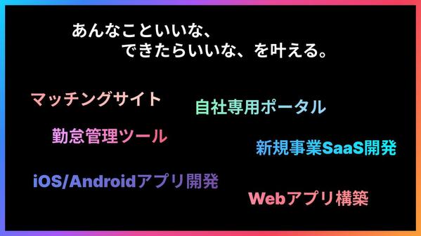 【夏限定】やりたいことを叶えます☆ローコストでスピードアプリ開発します