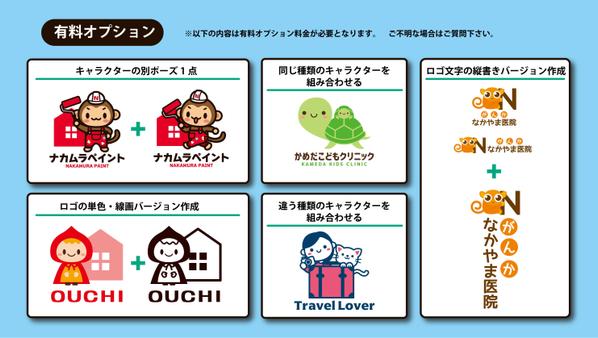 【店舗向け】むっちり可愛い動物キャラのロゴを作成します