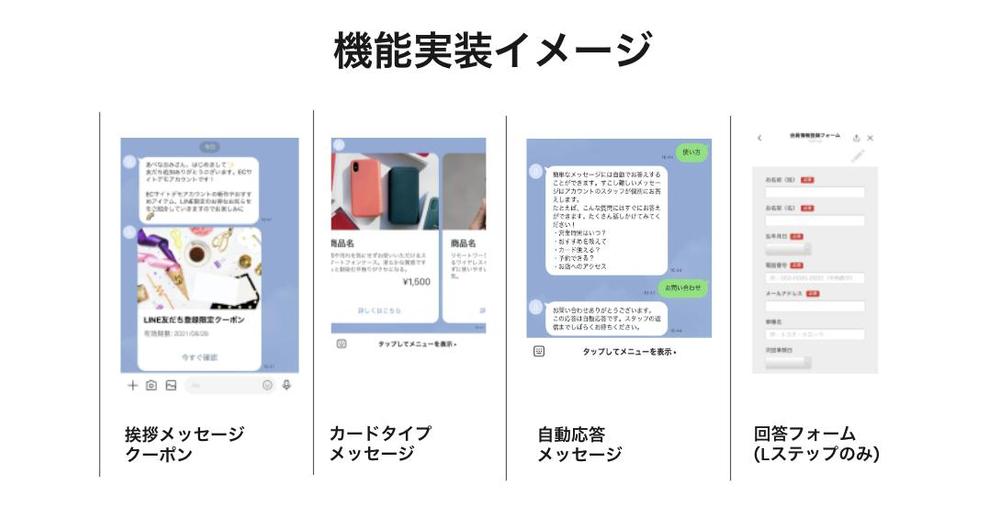 運用を見据えて作成｜売上UP・効率化｜成果が出るLINE公式アカウントを構築します