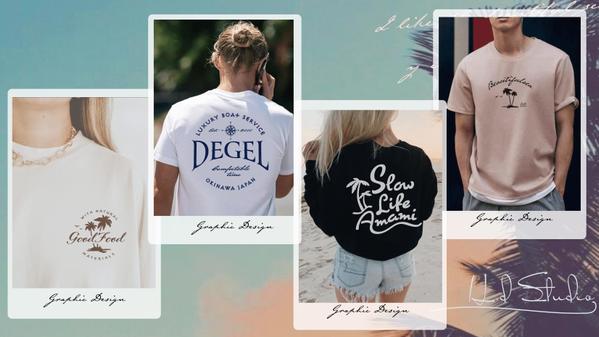 プロデザイナーが感度の高いTシャツプリントやロゴをデザインします