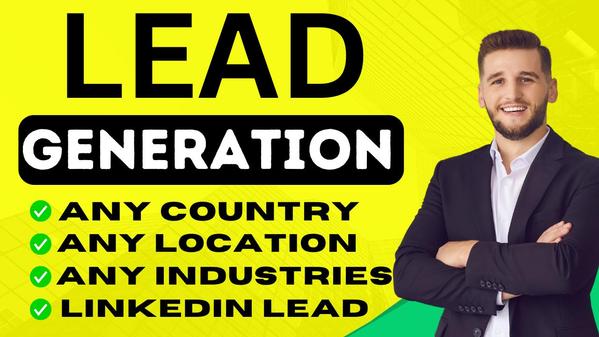 provide 250 b2b lead generation ます