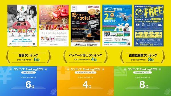 高品質のチラシ・フライヤー A4サイズを適正価格で作成いたします