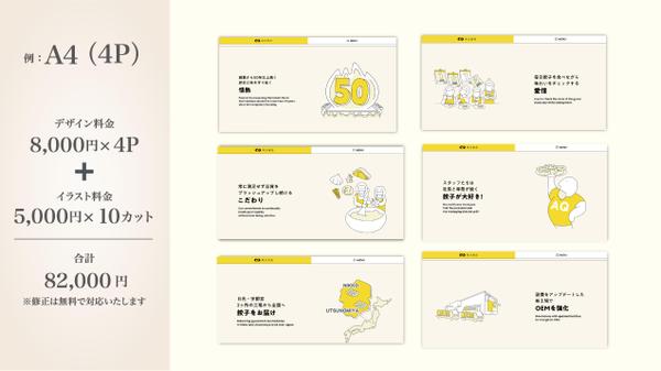 【アピール力UP】オリジナルイラストで魅せる冊子デザイン制作します