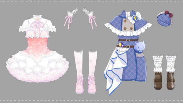 衣装デザイン承ります。アイドル、Vtuber、地雷系、制服…ご相談承ります