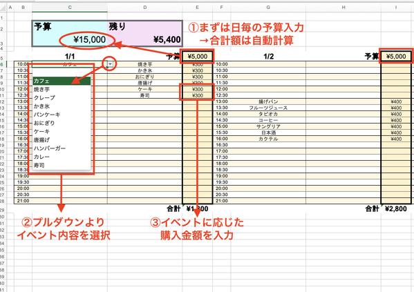 【店舗向け】売上・在庫管理を効率化するスプレッドシートを制作します