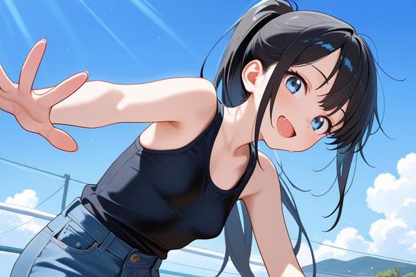 アニメ調キャラクターイラスト（StableDiffusion使用）の制作をいたします