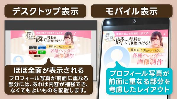 ★X・Facebook・LINE公式などの各種SNSヘッダー・カバー画像を制作します