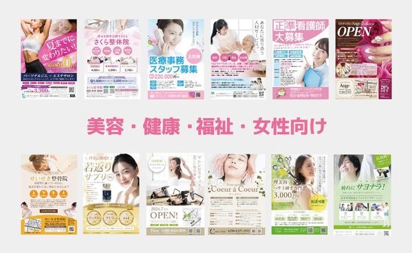 「認定ランサーが、安心価格で」両面チラシ作成いたします