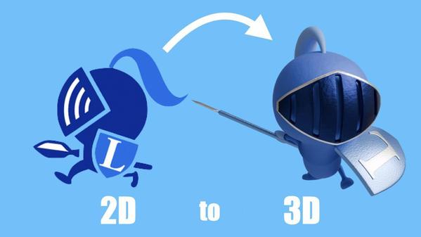 2Dイラストやラフから3Dキャラを丁寧にモデリングします