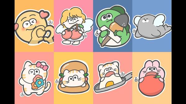 【可愛いイラストでPR】ゆる可愛いSNSアイコンを描きます