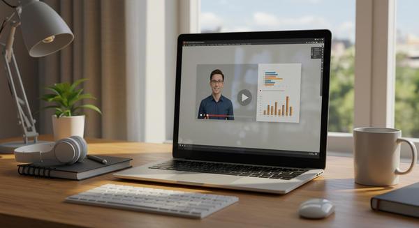 PowerPointのファイルから、プレゼンテーション動画を作成します