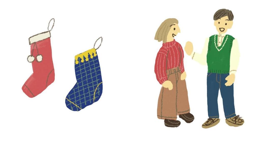 絵本風のナチュラルでかわいい、温かい、ゆるいイラスト描きます