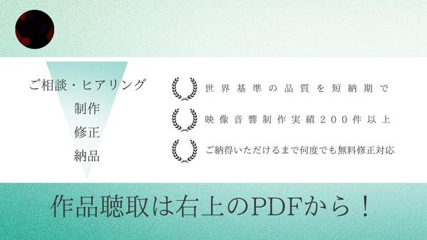 【映像音響】映像にマッチしたオリジナルBGMを制作します