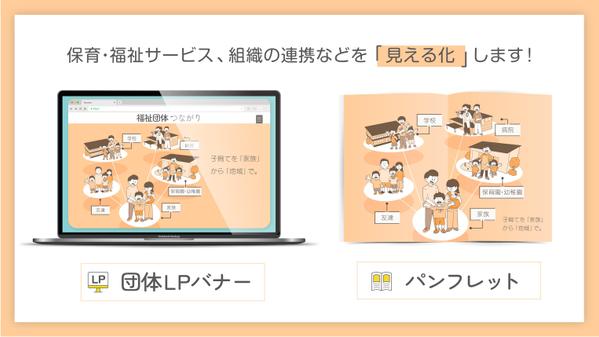 【アイソメトリック・連携図】保育・福祉系の連携図を、やさしく「見える化」します