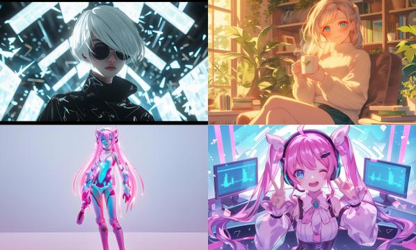AIを活用して魅力MAXの配信用・SNS投稿用オリジナルキャラクターを制作します
