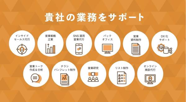 【バックオフィスサポート】貴社の業務全般をバックアップ致します