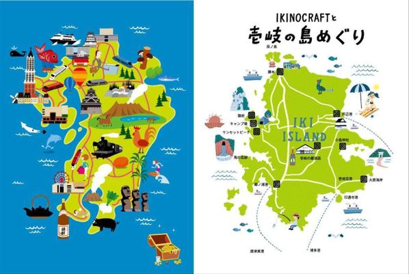 〈店舗・施設向け〉イラストマップ・施設案内図・鳥瞰図作成します