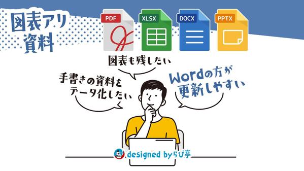 なるべく見たまま資料やテンプレートをパワポやWordへ『復元』します