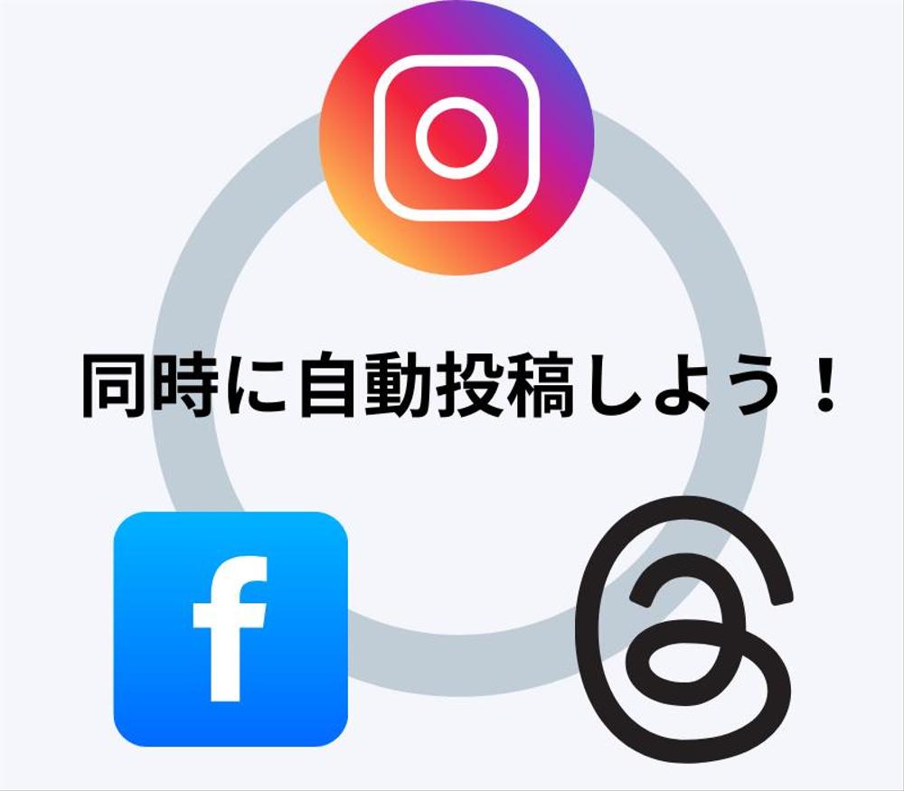 スプレッドシートで管理してインスタ、FBook、Threadsの自動投稿をします