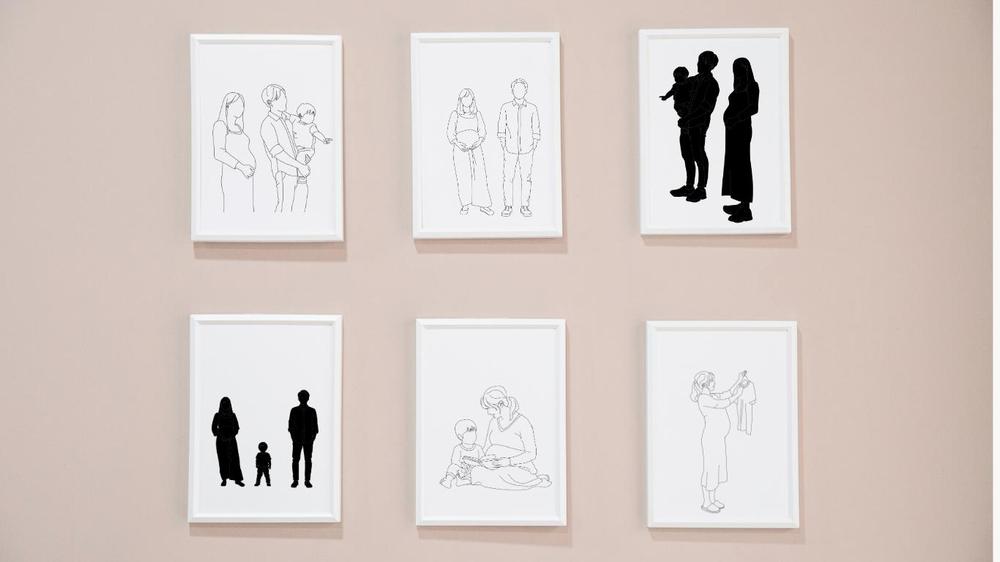 【工務店・ハウスメーカー向け】広告・Web用 家族イラスト制作（商用利用可）します