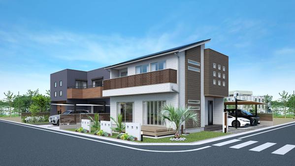 【外観パース】集客と成約に繋がる建築パースを短期間で制作します