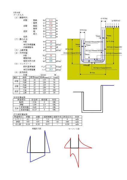 各種、土木構造物の設計をします