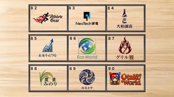 会社、お店のバラエティなロゴデザイン、注文後２４時間以内に作成します